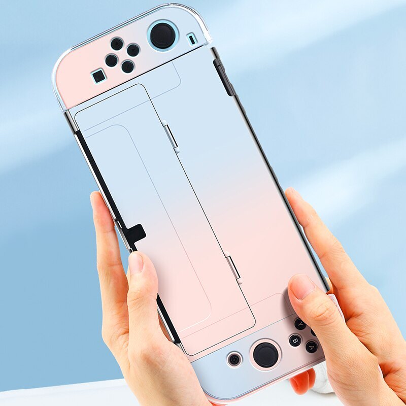 Ốp Bảo Vệ Cho Nintendo Switch OLED Ốp PC Vỏ Cứng Cho NS OLED Dock Màu Trắng