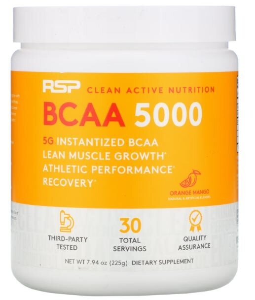 [PRE-ORDER] BCAA 5000 INSTANTIZED BCAAS ORANGE MANGO 5,000 MG 225G BY ...