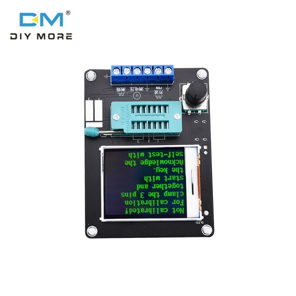 diymore Kháng Cảm Điện Dung Meter GM328A Transistor Tester ESR Meter Điện Dung Meter Transistor Tester