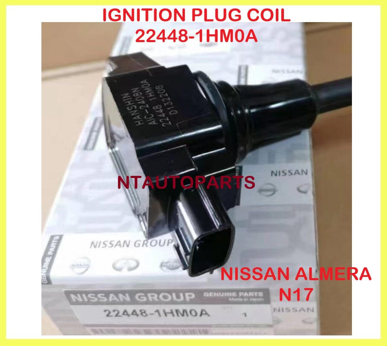 【ミー】 NISSAN Genuine SKYLINE RB20/25/26 IGNITION COIL 22448-02U11