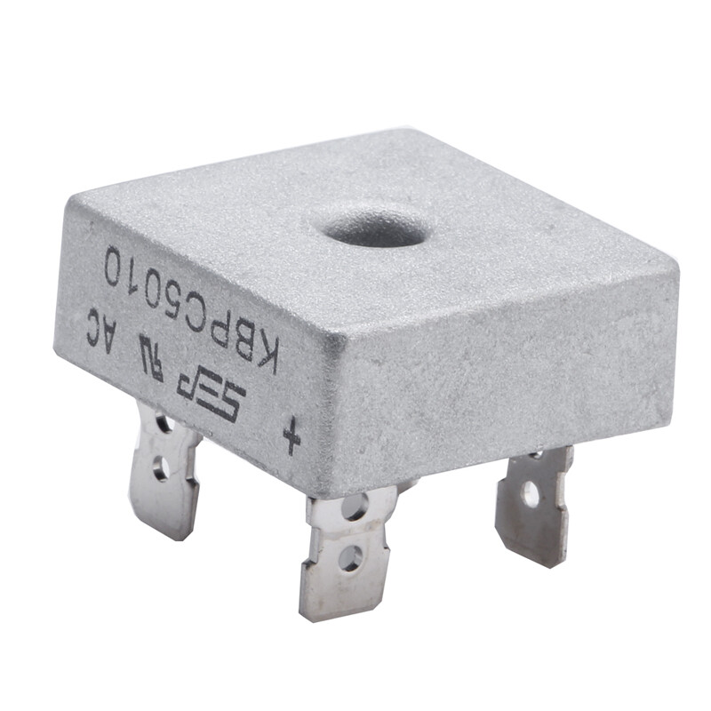【lowest price】5 x KBPC5010 1000V 50A Metal Case 4 Pin Single Phase Diode Bridge Rectifier