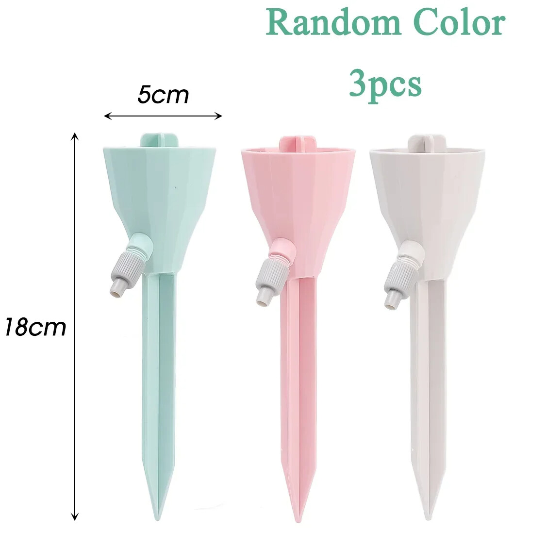 3Pcs Adjustable Self Drip Irrigation System Automatic Plants Watering Kit Flower Greenhouse Auto Waterer Indoor Dripper Device