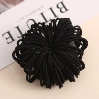 100pcs Lot Girls Hair Bands Colorful Hair Ties Ponytail Hair
