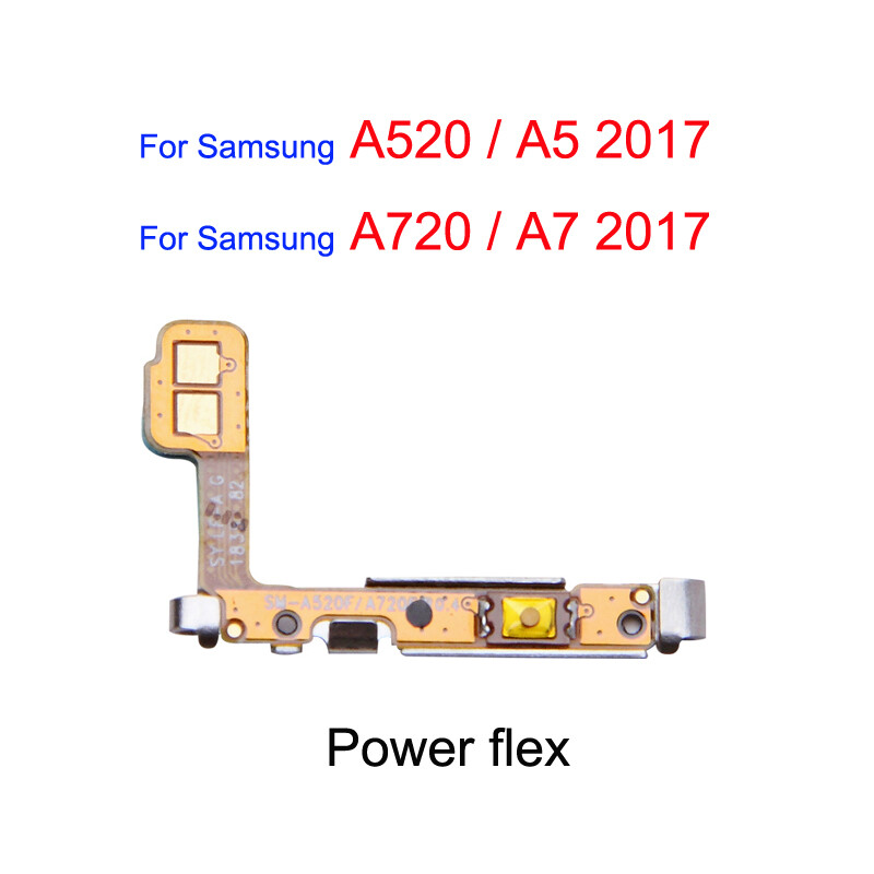 Nút âm lượng và nguồn Flex cho Samsung Galaxy A520 A720 A5 A7 2017