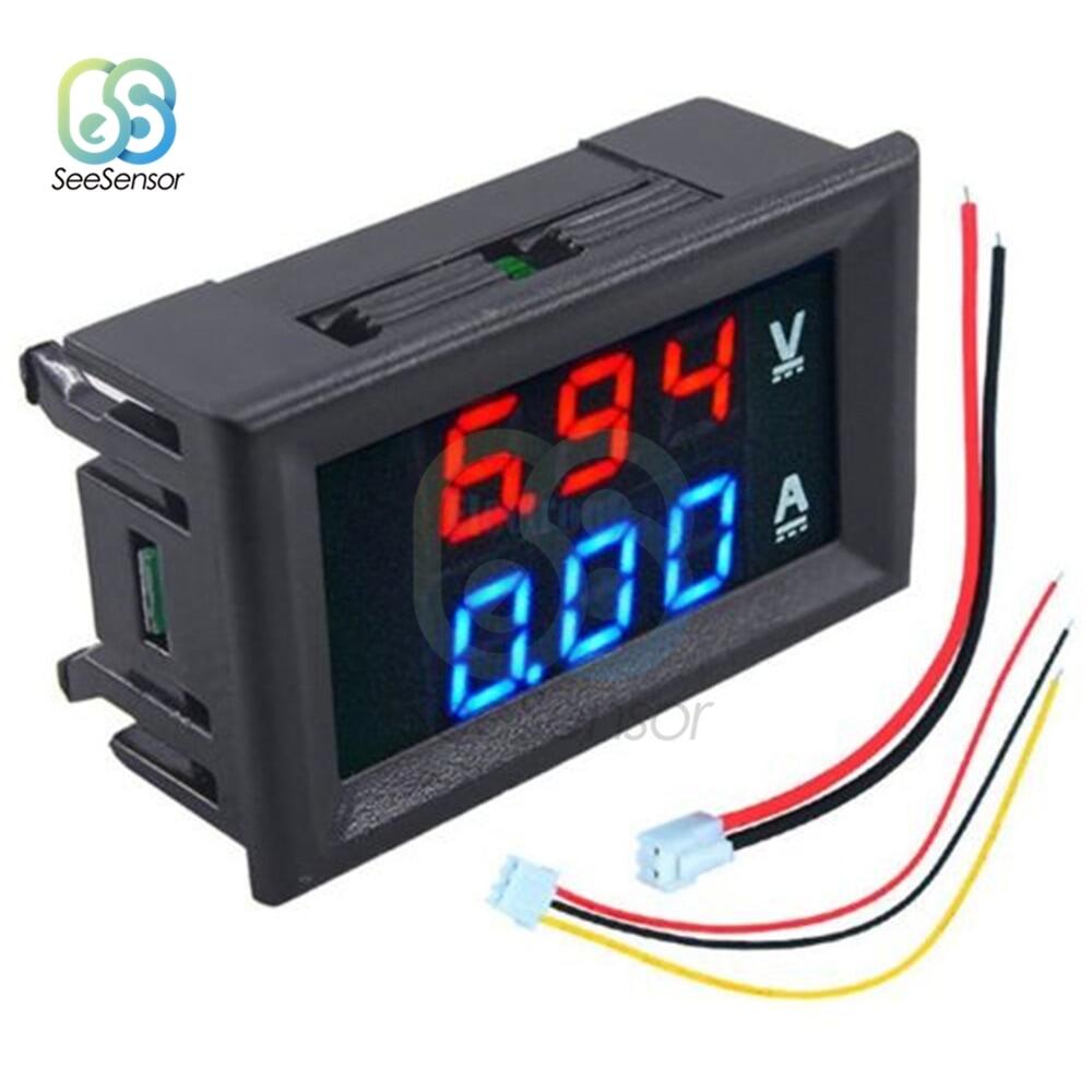 Dc 100v 10a Mini Digital Voltmeter Ammeter Dual Led Display Digital Voltage Current Meter Tester Gauge