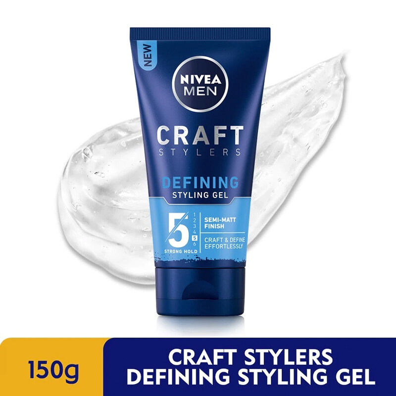 Nivea Men Craft Stylers Defining / Fixating Styling Gel 150ml Semi Matt
