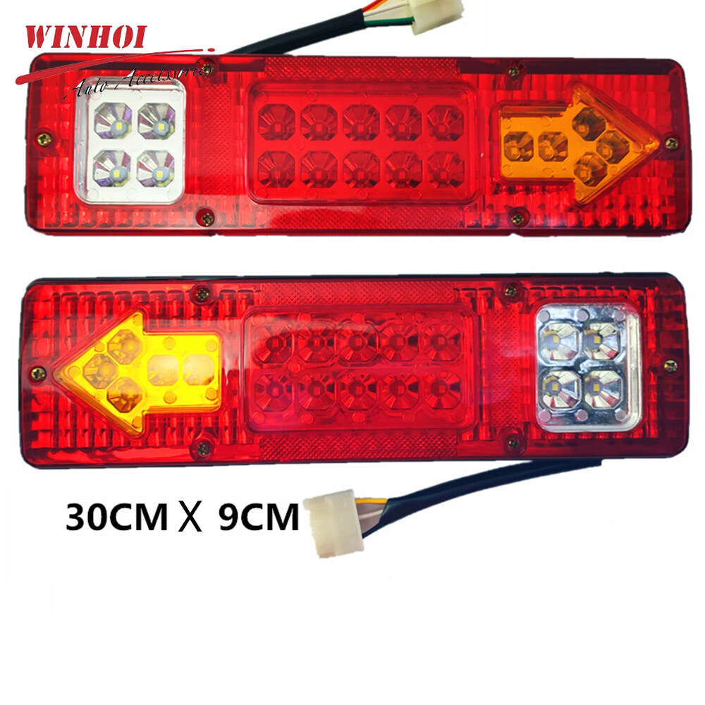 Truck Trailer Rear Lights Car 12V LED Turn Signal Lamp Arrow Rear Brake ...