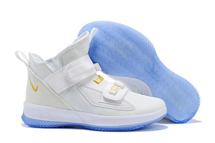 lebron soldier 13 white and gold