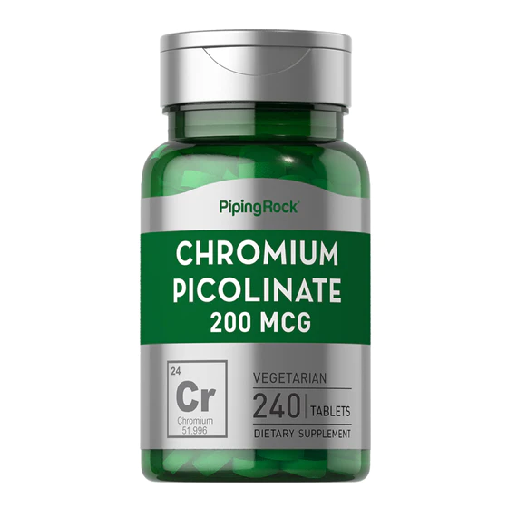 Chromium Picolinate 200 mcg, 240 Tablets (Weight Loss, Insulin Control