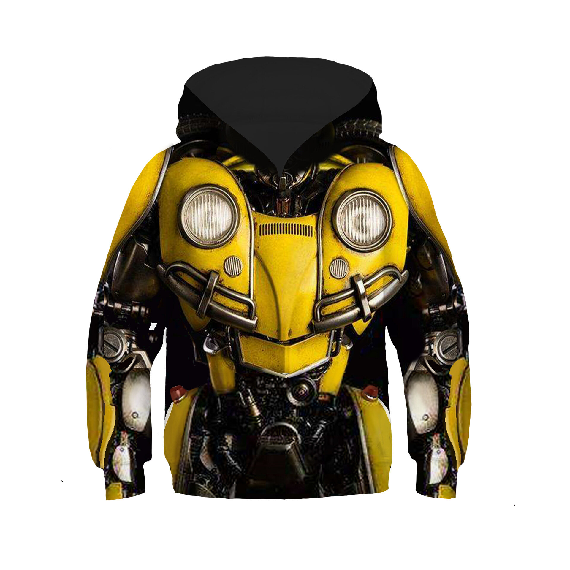 2021 New Transformers Bumblebee Anime 3D Sweatshirt Cosplay Kids Sweatshirt