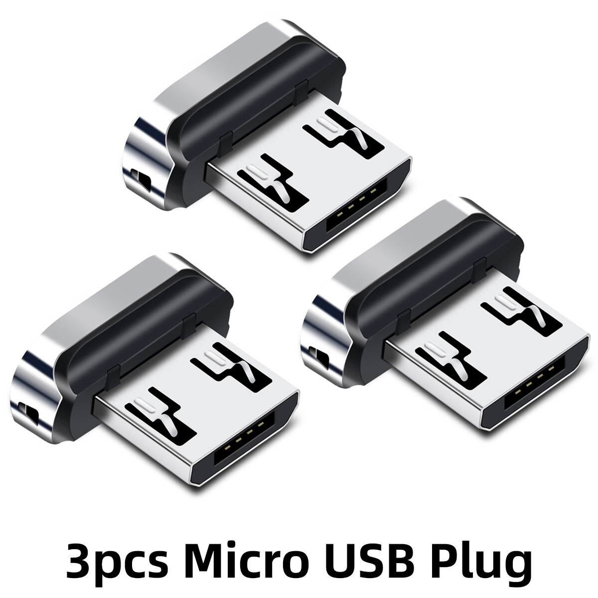 FONKEN Magnetic Micro USB/Type c/Lightning Connector Plug Only use for FONKEN Magnetic 4 Pin Cable