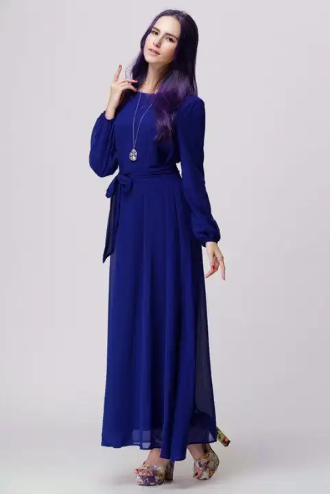 plain chiffon frocks