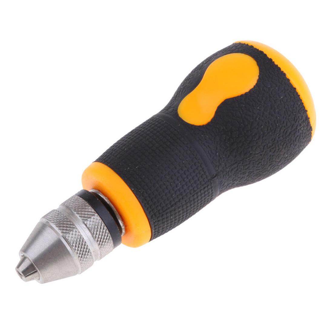 BOKALI Portable Micro Mini Small Drill + 10Pcs Twist Drill Bits Tool 0.8-3.0mm （Not an electric drill）