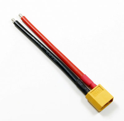 1pcs xt60 female male connector with 10cm 14awg silicone wire for rc lipo batterys rc car boat