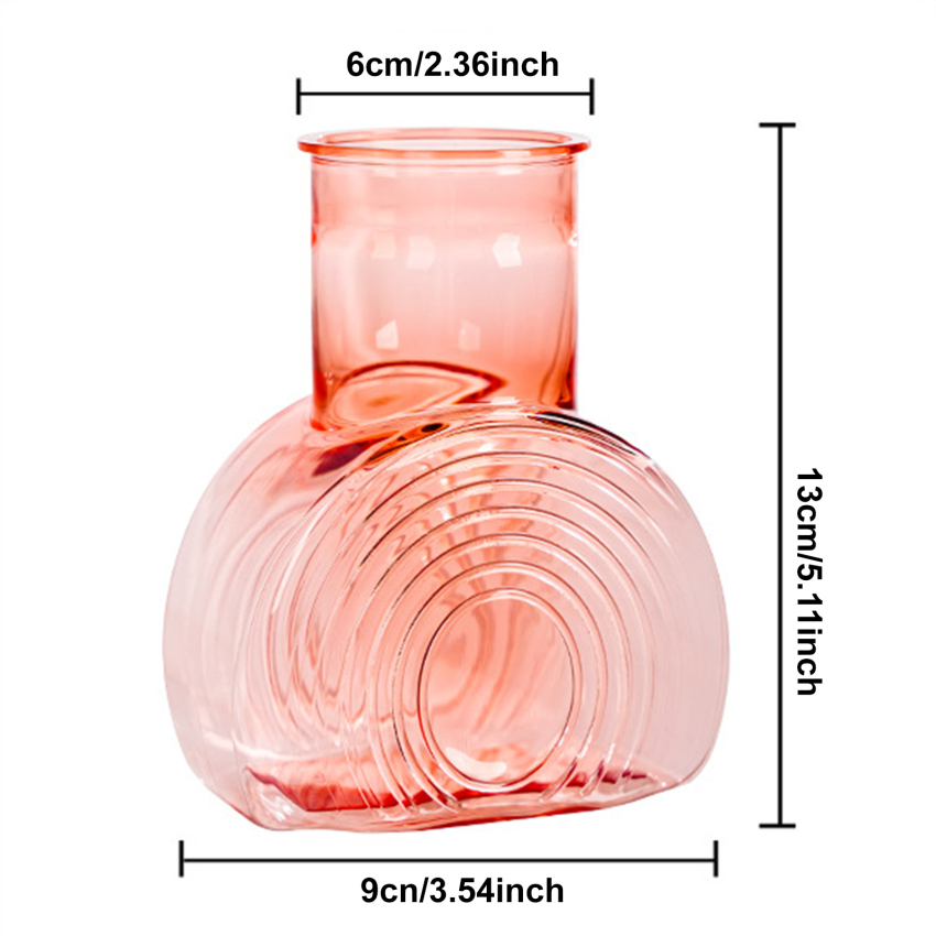 Mini Hydroponic Flower Pot Home Vase Decor Transparent Imitation Glass Soilless Plant Pots Green Plants Pot For Home Decoration