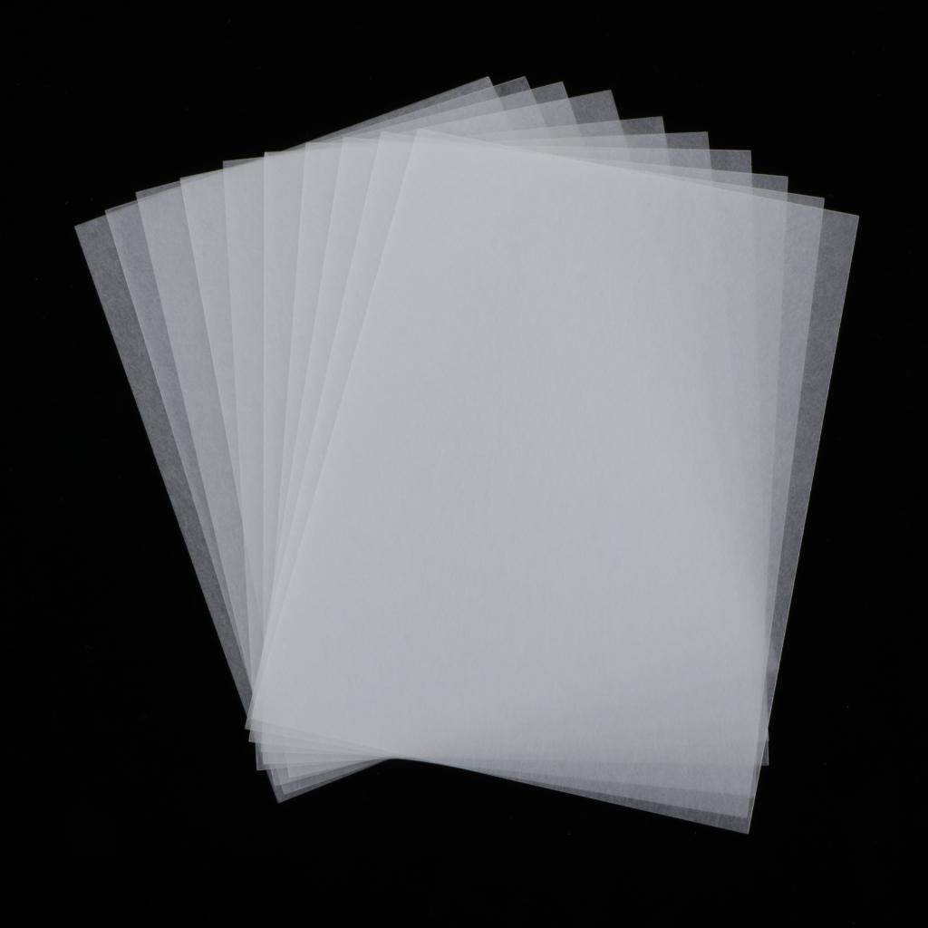 Baoblaze 10 Packs Heat Shrink Paper Set, Clear Heat Shrink Sheets Kids, Shrinkable Plastic Sheets Craft for Jewelry Making
