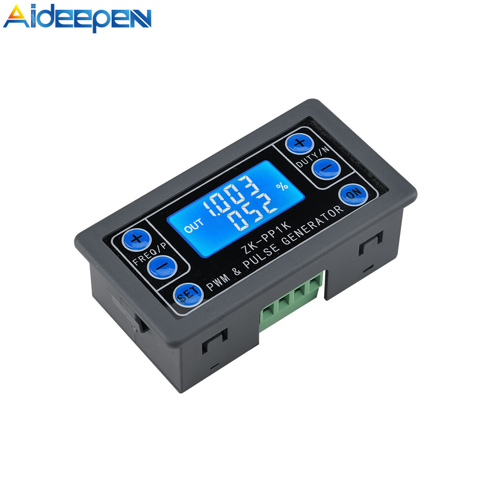 Aideepen ZK-PP1K ZK-PP2K PWM Pulse Frequency Duty Cycle Adjustable Module Square Wave Rectangular Wave Signal Function Generator for Arduino DIY PWM Signal Generator Module