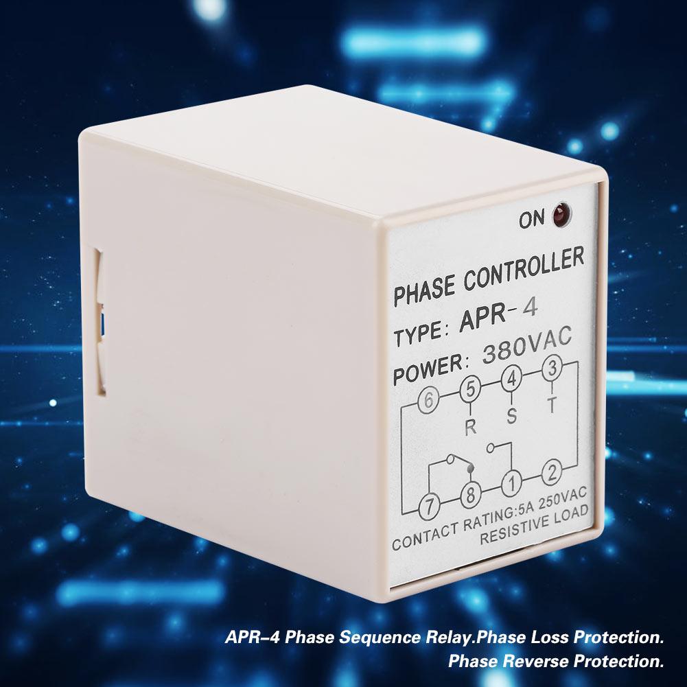 [Happy Family Supplies+จัดส่งฟรี] Phase Failure Relay APR-4 การสูญเสีย ...