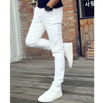youth white jeans