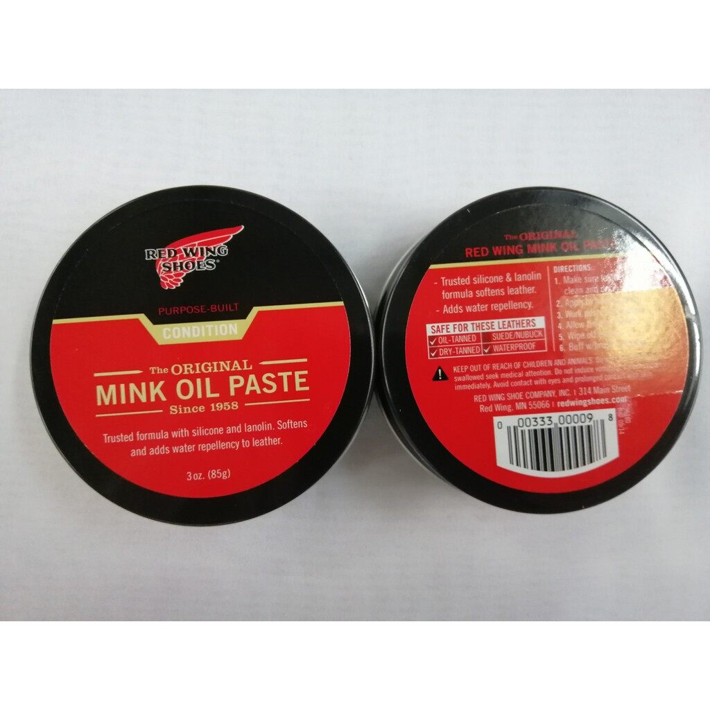 Red Wing safety shoes mink oil | Lazada