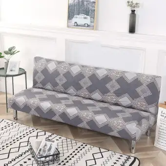 For 155 210cm Armless Sofa Bed Universal Cover Foldable 155 210cm Armless Sofa Bed Universal