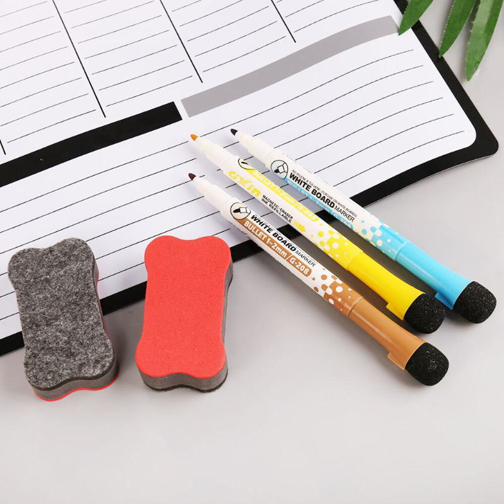MMLUCK Bảng Thông Báo Vẽ Đa Năng Bảng Ghi Chú Tin Nhắn Hàng Ngày Bảng Ghi Chú Bảng Trắng Bảng Từ Tính Bảng Kế Hoạch Hàng Tuần Và Hàng Tháng Nhãn Dán Tủ Lạnh