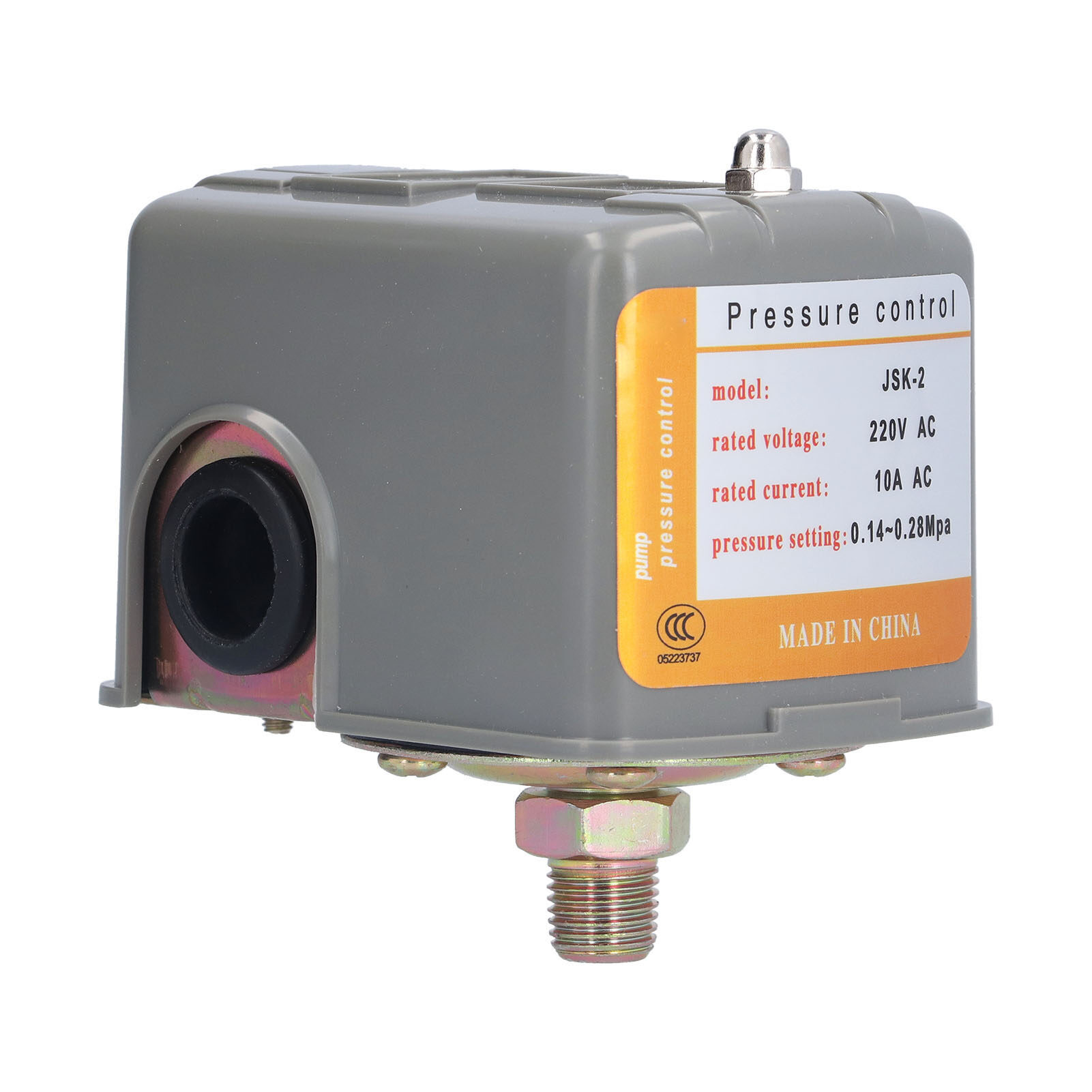 Adjustable Water Pump Pressure Switch Intelligent Design Spring Design Water