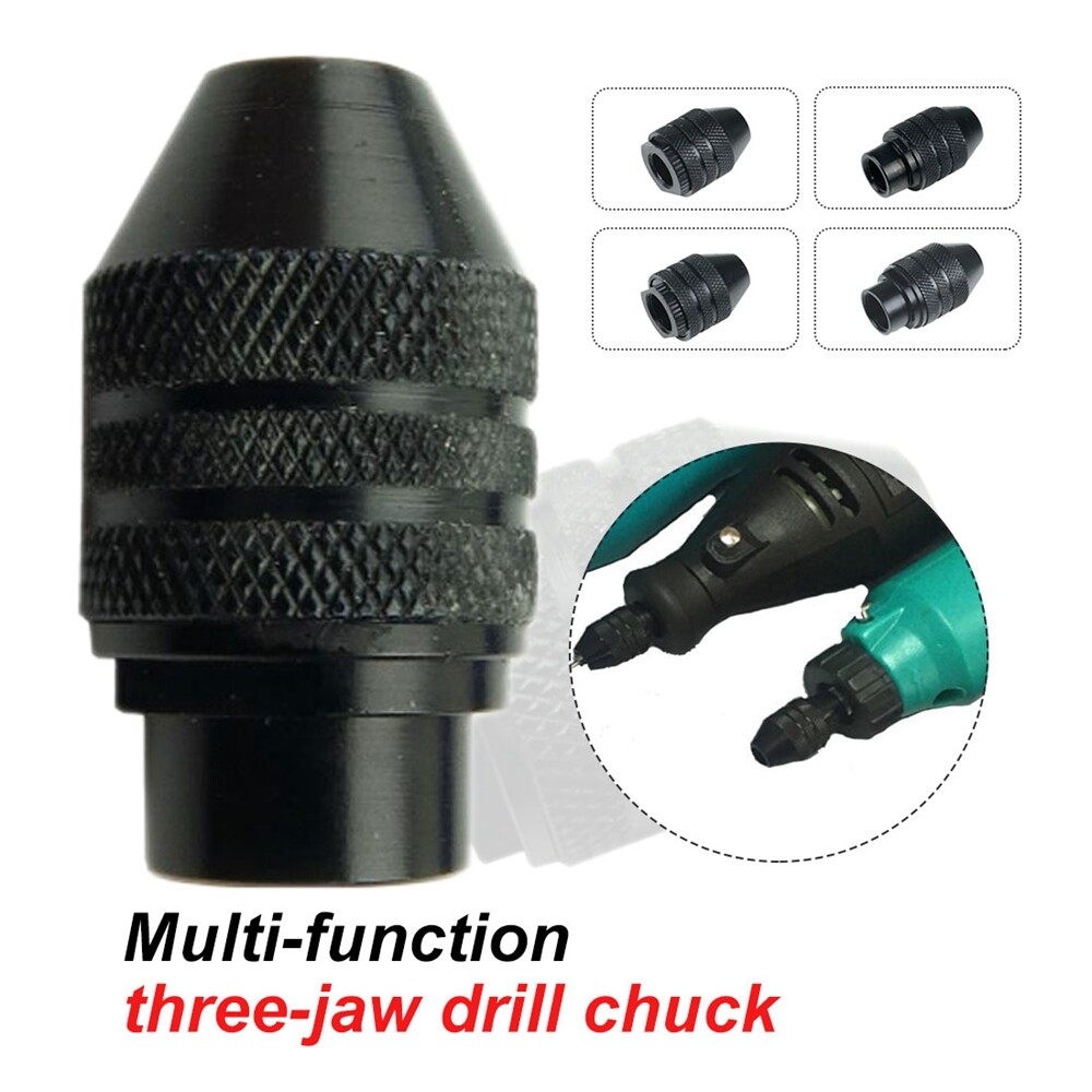 Mini Keyless Drill Bit Multi Rotary Tools Converter Adapter Drill Chuck