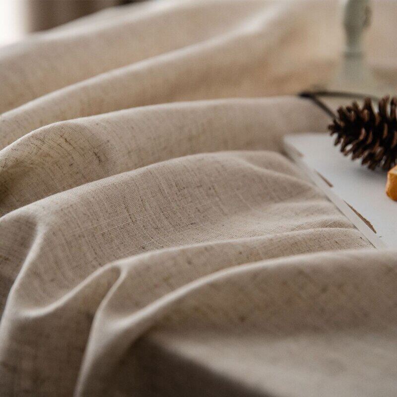 Tablecloth Cotton and Linen Tapete Rectangular Tablecloth for Table Table Tassel Table Cover Simple Retro Japanese Tablecloth
