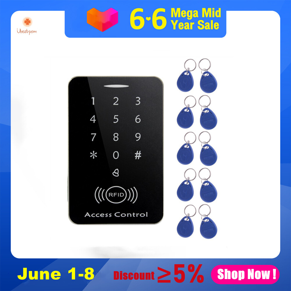 Ubest M203SE RFID Standalone Touch Screen Access Control Card Reader With Digital Keypad 10pcs Keys Card For Home Apartment Factory