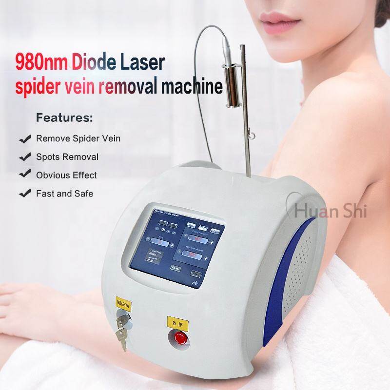 980nm Diode Laser Blood Vascular Removal Varicose Veins Laser Treatment  Machine