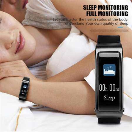 J-ZTONG สีบลูทูธ TalkBand ชุดหูฟัง Talk สมาร์ทสร้อยข้อมือกีฬาสมาร์ทวอท์ชเครื่องนับก้าวติดตามการออกกำลังกายสายรัดข้อมือ