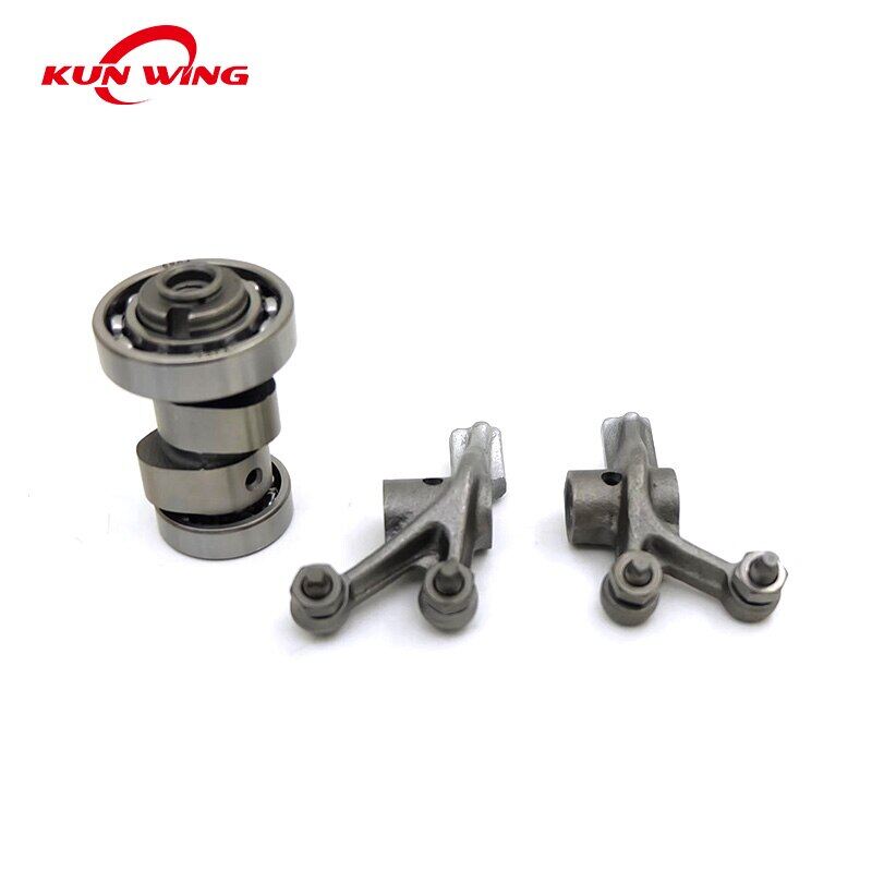 ：{ camshaft and rocker arm for yamaha bws125 yw125 zuma125 bws zuma yw cygnus-x 125cc lh125t-c 4v 4-stroke engine parts