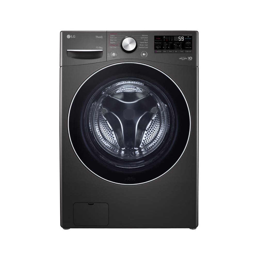 LG High-Efficiency Stackable Smart Front Load Washer With, 49% OFF