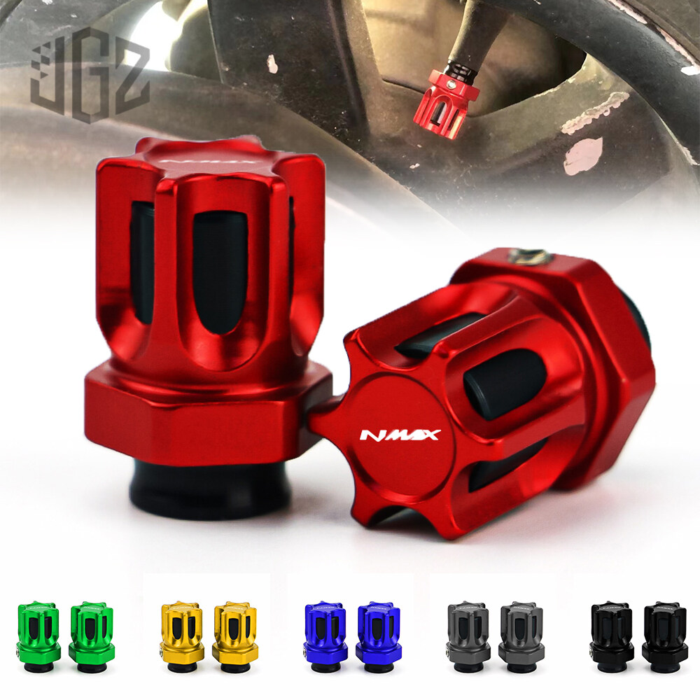 For yamaha nmax 125 155 v1 v2 motorcycle cnc tire valve core caps wheel