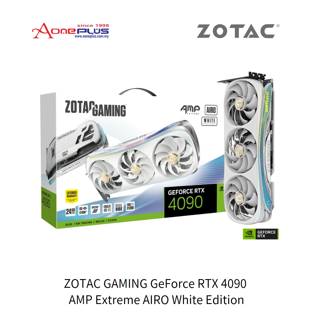 ZOTAC GAMING GeForce RTX 4090 AMP Extreme AIRO White Edition 