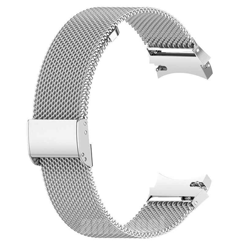 No Gaps Stainless Steel Bracelet For Samsung Galaxy Watch 4 Classic 46mm 42mm/Watch4 44mm 40mm Wrist Band Curved end Metal Strap