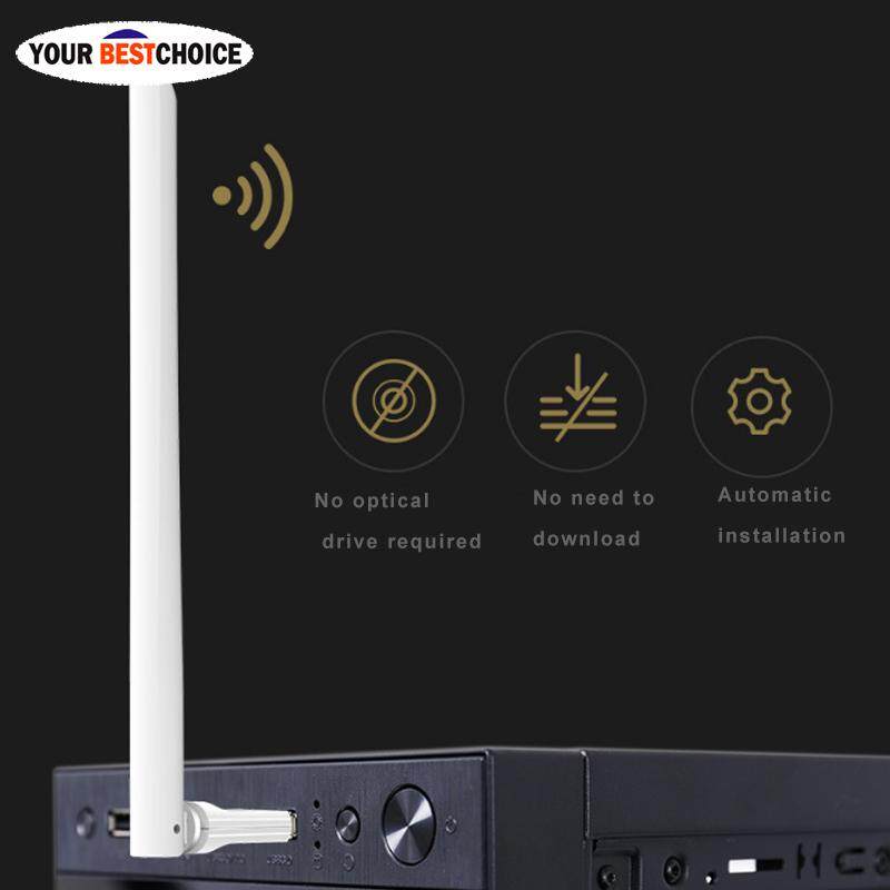 YBC Through Wall Networks Card 650Mbps Free Drive Dual Band Wifi USB ...