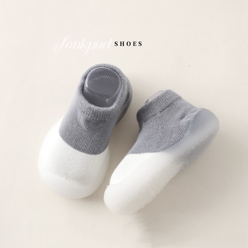 Baby Socks Shoes Infant Color Matching Cute Kids Boys Shoes Doll Soft Soled Child Floor Sneaker Bebe Toddler Girls First Walkers