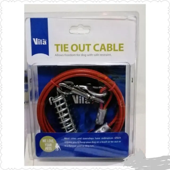 dog tie out spring