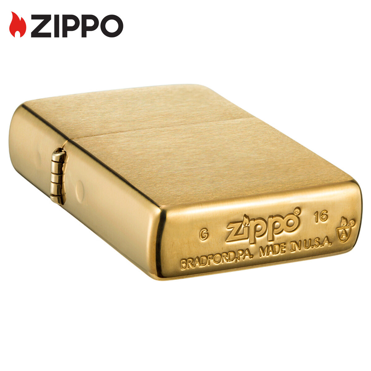 Zippo Armor® Brushed Brass Windproof Pocket Lighter | Zippo 168 Armor |  Lazada