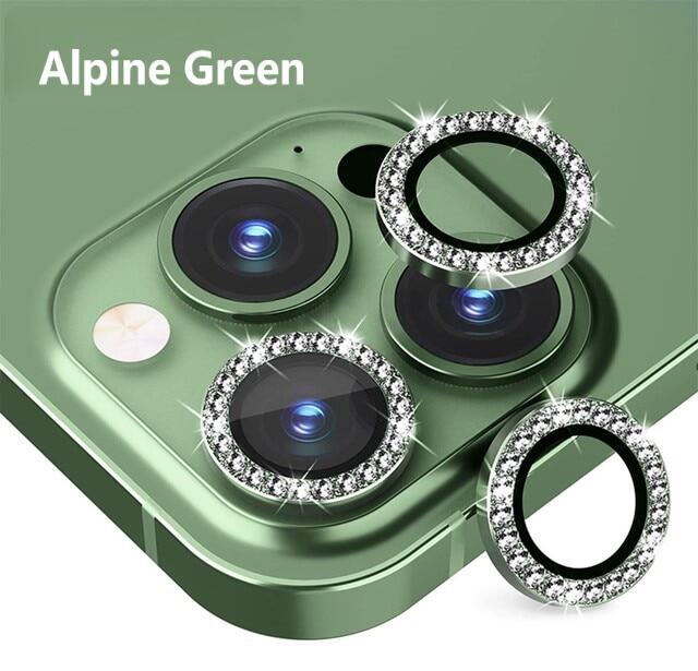 QuXis Diamond Camera Case For iPhone 14 13 11 Pro Max 12 Pro Max Camera Lens Protector Screen Case For iPhone 14 Plus Tempered Glass