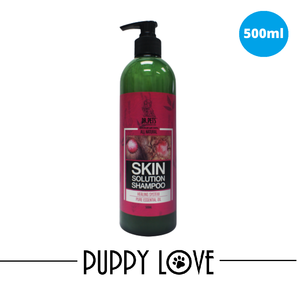 Dr Pets Skin Solution, Flea & Tick Shampoo Pure Essential Oil for Dog