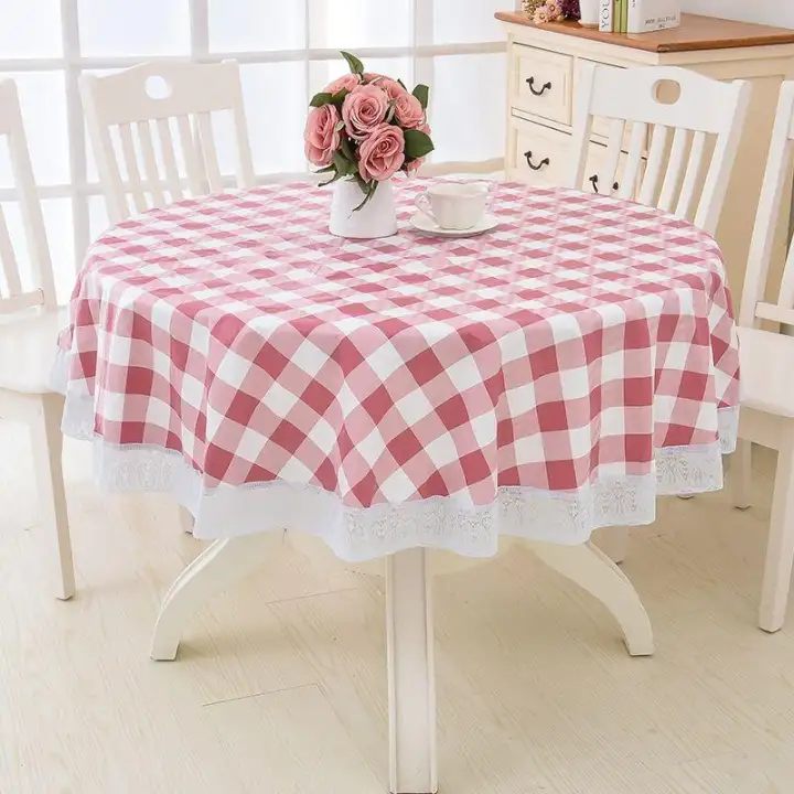 152cm*152cm Round PVC Tablecloth for 