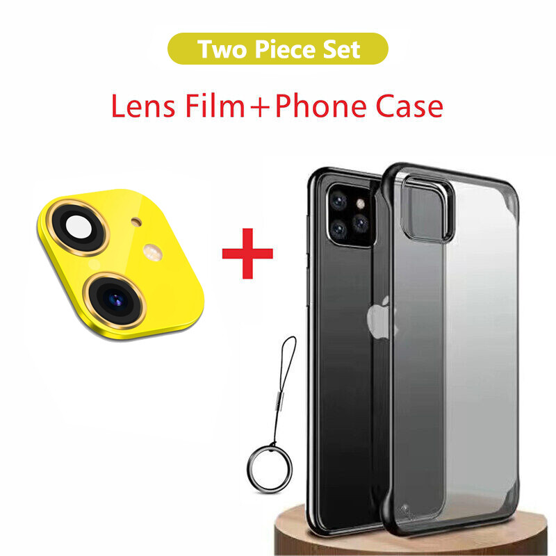 New Modified Sticker Camera Lens Seconds Change Cover for iPhone XR X R Fake Sticker Camera for iPhone 11 Tempered Glass Protector
