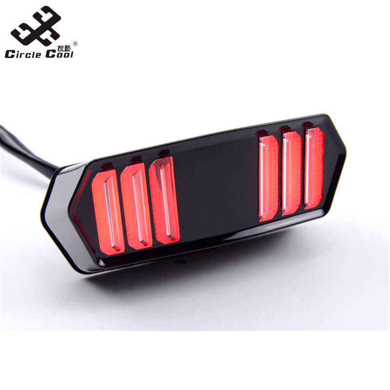 Circle Cool Motorcycle LED Tail Light Turn Signal Running Brake Stop Indicators Turn Lamp for Honda MSX125