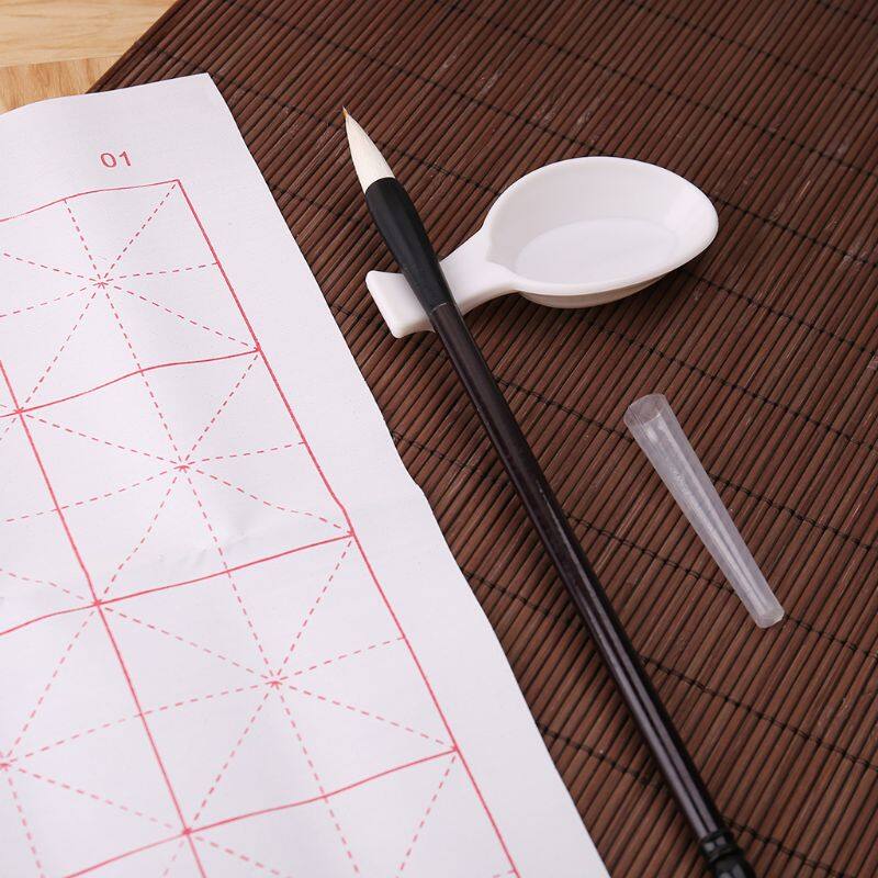 3 Cái/bộ Cọ Vải Viết Nước Thần Kỳ Tái Sử Dụng Được Gridded Vải Mat Thực Hành Thư Pháp Trung Quốc Không Có Mực