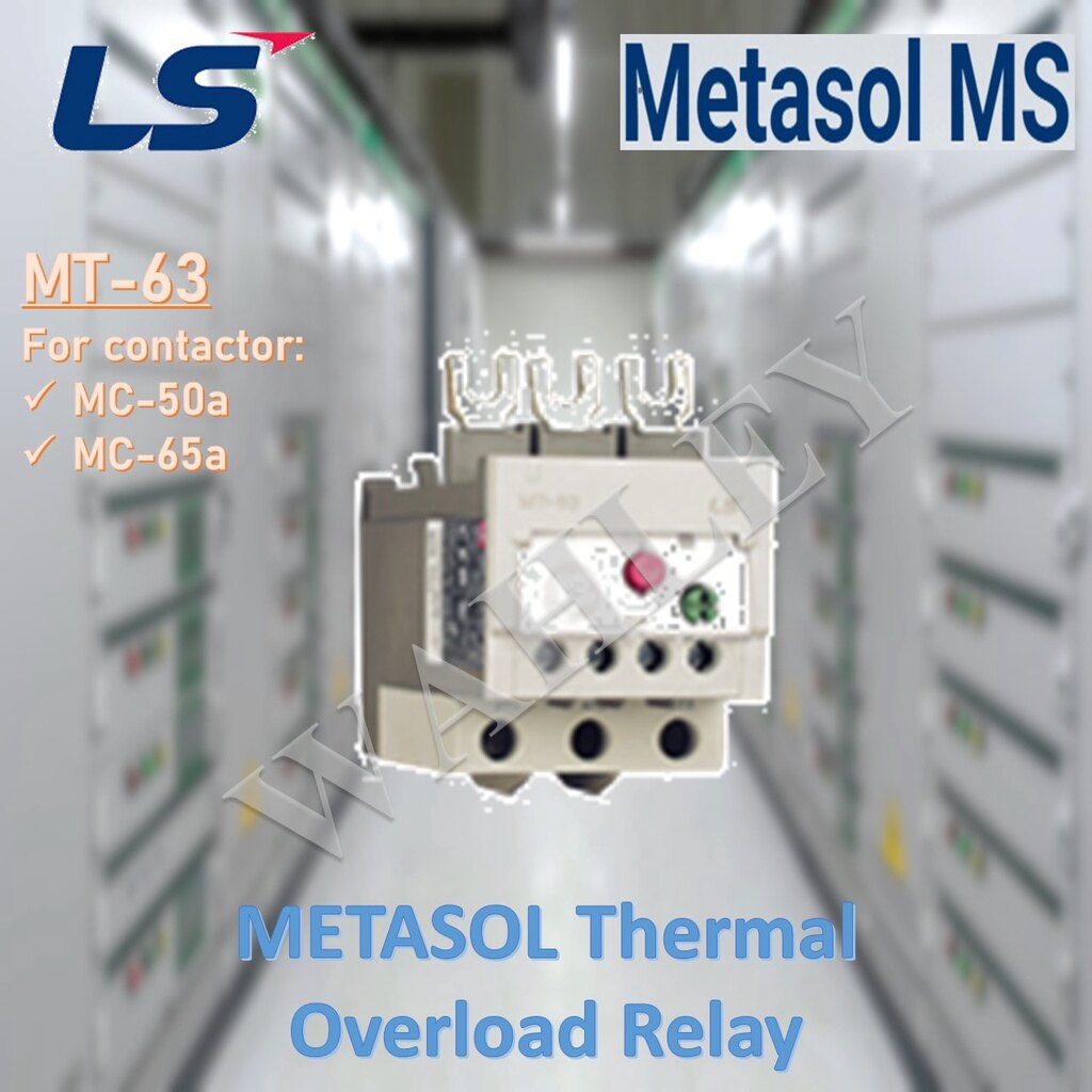 LS TOR MT63 Thermal Overload Relay (For Contactor MC50a to MC65a) Lazada
