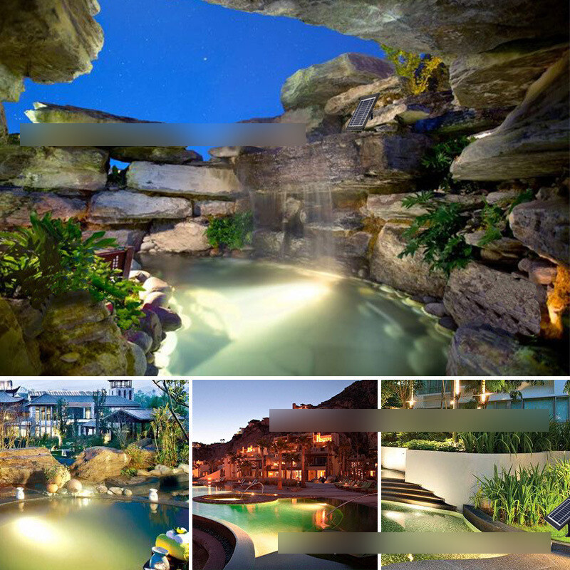 B&B Led Solar Light Projection Light Spotlight Outdoor Decorative Lighting Colorful Intelligent Light Control