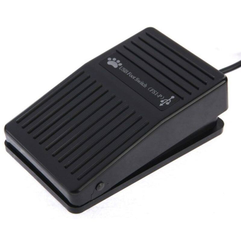 Plastic USB Single Foot Switch Pedal Control Pre-Progr Key for Keyboard Mouse PC